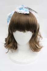 画像2: Angelic Pretty / Romantic Little Gardenカチューシャ  サックス I-26-04-30-078-AP-AC-SA-ZI (2)
