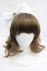 画像1: Angelic Pretty / Dollyシフォンリボンカチューシャ  白 I-26-04-30-081-AP-AC-SA-ZI (1)