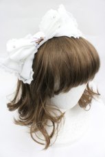 画像3: Angelic Pretty / Dollyシフォンリボンカチューシャ  白 I-26-04-30-081-AP-AC-SA-ZI (3)