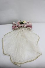 画像2: Angelic Pretty / Fairy Rose Princessバレッタ  生成りＸピンク I-26-04-30-019-AP-AC-SA-ZI (2)