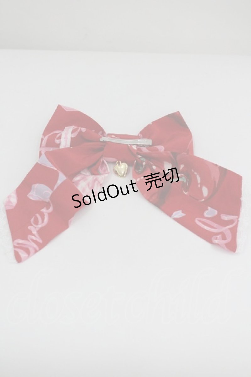 画像2: Angelic Pretty / Wrapping Cherryリボンクリップ  赤 I-26-04-30-027-AP-AC-SA-ZI (2)