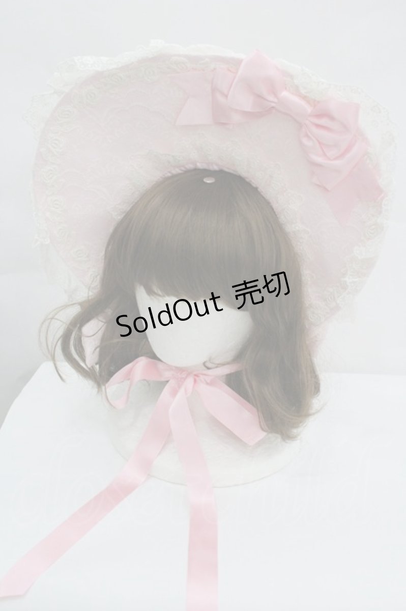 画像1: Angelic Pretty / Eternalドレッシーボンネット  ピンク I-26-04-30-040-AP-AC-SA-ZI (1)