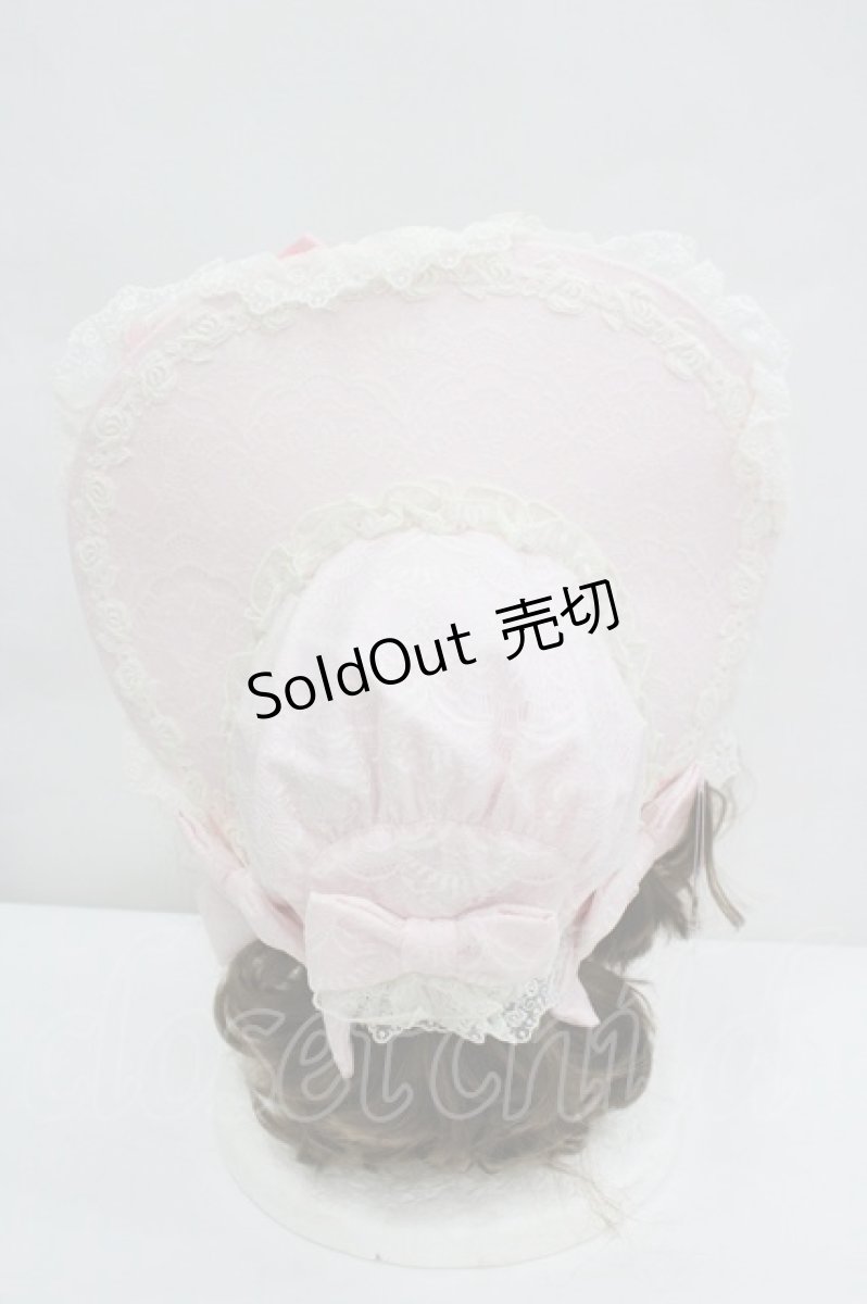 画像2: Angelic Pretty / Eternalドレッシーボンネット  ピンク I-26-04-30-040-AP-AC-SA-ZI (2)