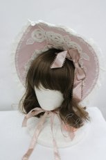 画像1: BABY,THE STARS SHINE BRIGHT / Maria Rosa Misticaボンネット  ピンク I-26-04-30-042-BA-AC-SA-ZI (1)