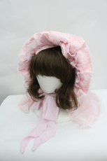 画像1: Angelic Pretty / Holy Lacy Dollボンネット  ピンク I-26-04-30-044-AP-AC-SA-ZI (1)