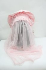 画像2: Angelic Pretty / Holy Lacy Dollボンネット  ピンク I-26-04-30-044-AP-AC-SA-ZI (2)