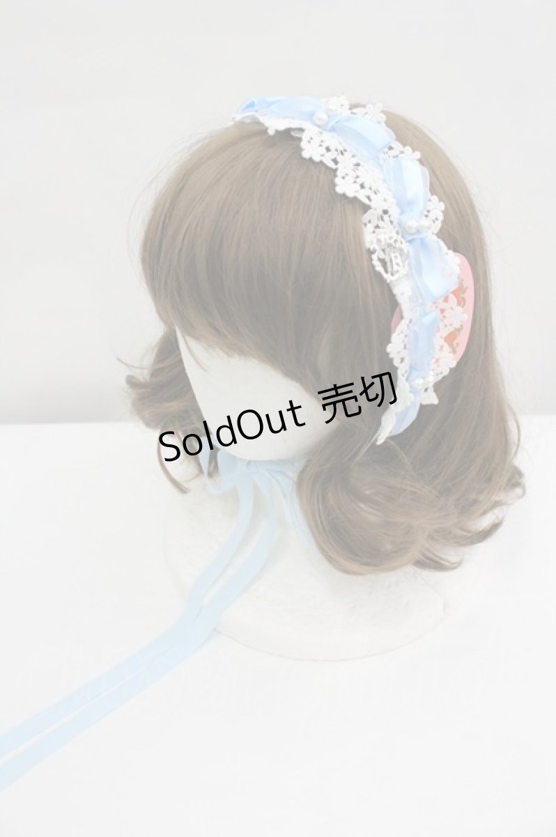 画像1: BABY,THE STARS SHINE BRIGHT / Fairy flowersヘッドドレス  サックス I-26-04-30-049-BA-AC-SA-ZI (1)