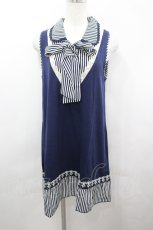 画像1: axes femme / ストライプブロッキングチュニ M コン I-26-05-02-036-AX-TO-SA-ZI (1)