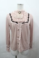 画像1: axes femme / ブローチ付きブラウス風PO M アワピンク I-26-05-02-042-AX-TO-SA-ZI (1)