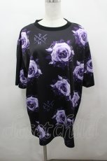 画像1: KRY CLOTHING / 「BARADARAKE2」Tシャツ  黒Ｘ紫 I-26-05-02-056-PU-TO-SA-ZI (1)