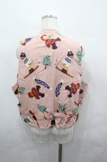画像3: Karl Helmut / くまさんスキー刺繍ベスト  ピンク I-26-05-02-060-EL-TO-SA-ZI (3)