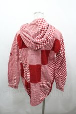 画像3: PINK HOUSE / チェックパーカー付きシャツ  赤Ｘ白 I-26-05-02-062-LO-BL-SA-ZI (3)
