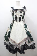画像1: BABY,THE STARS SHINE BRIGHT / Margarethaジャンパースカート  グリーン I-26-05-02-075-BA-OP-SA-ZI (1)