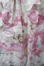 画像2: BABY,THE STARS SHINE BRIGHT / くみゃちゃんの Ribbon C’est Bon Belle Journee柄ジャンパースカートI  生成り I-26-05-02-081-BA-OP-SA-ZI (2)
