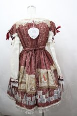 画像3: BABY,THE STARS SHINE BRIGHT / Little RED Riding Hood メルヘンの森のおとぎ話 柄ワンピース  エンジ I-26-05-02-084-BA-OP-SA-ZI (3)