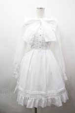 画像1: Amavel / Frill Lace ボウタイワンピース  アイボリー I-26-05-02-085-CA-OP-SA-ZI (1)