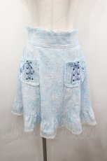 画像1: axes femme POETIQUE / ポケットレースミニスカート  サックス I-26-05-02-110-AX-SK-SA-ZI (1)