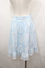 画像3: axes femme POETIQUE / ポケットレースミニスカート  サックス I-26-05-02-110-AX-SK-SA-ZI (3)