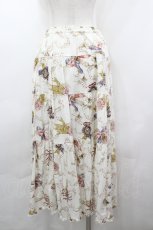 画像3: PINK HOUSE / ロゼットプリントスカート F オフ I-26-05-02-121-LO-SK-TE-ZI (3)