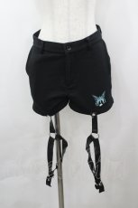 画像1: KRY CLOTHING / 「KUIKOME」ハーネスガーター付きショートパンツ L 黒 I-26-05-02-130-PU-PA-SA-ZI (1)