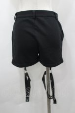 画像3: KRY CLOTHING / 「KUIKOME」ハーネスガーター付きショートパンツ L 黒 I-26-05-02-130-PU-PA-SA-ZI (3)