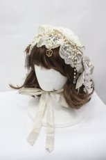 画像1: BABY,THE STARS SHINE BRIGHT / 月夜の光 Twilight Princess ヘッドドレス  生成り I-26-05-02-146-BA-AC-SA-ZI (1)