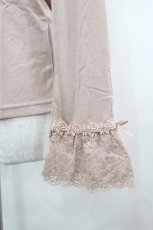 画像4: axes femme / 袖レーシーインナーPO M アワピンク I-26-05-04-037-AX-TO-SA-ZI (4)
