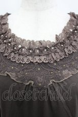 画像3: axes femme / 立体バラ使いインナーPO M モカ I-26-05-04-043-AX-TO-SA-ZI (3)