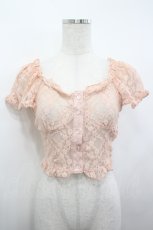 画像1: lilLilly / レーシィパフトップス  ピンク I-26-05-04-044-LO-BL-TE-ZI (1)