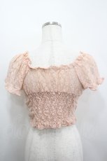 画像2: lilLilly / レーシィパフトップス  ピンク I-26-05-04-044-LO-BL-TE-ZI (2)