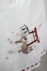 画像3: Amavel / 柴犬神社の春詣 和風ブラウス  白Ｘ赤 I-26-05-04-048-CA-BL-SA-ZI (3)