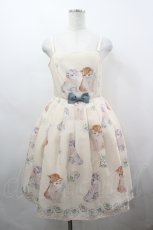 画像1: Emily Temple cute / meowキャミソールワンピース  アイボリー I-26-05-04-080-ET-OP-TE-ZI (1)