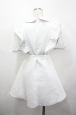 画像3: evelyn / バイカラーリボンロンパース  白 I-26-05-04-083-LO-OP-TE-ZI (3)