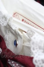 画像4: Hoshibako Works / 東方Project x HoshibakoWorks チルノ パフスリーブワンピース  ネイビーＸ白 I-26-05-04-085-LO-OP-SA-ZI (4)