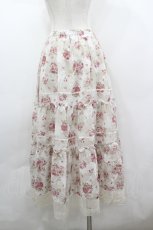 画像3: axes femme / 花柄2WAYスカート  アイボリーＸピンク I-26-05-04-098-AX-SK-SA-ZI (3)