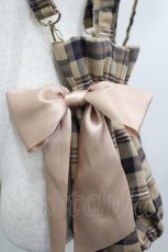画像5: Maison de FLEUR / ベア刺繍ギャザー2Wayトートバッグ  ベージュ I-26-05-04-122-LO-BG-TE-ZI (5)