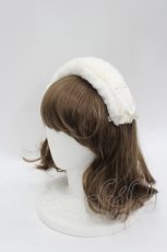 画像1: m petit by misako / ファーパールヘッドドレス   I-26-05-04-129-LO-AC-SA-ZI (1)