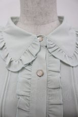 画像3: axes femme / ロマンティックフリルブラウス F ミント I-26-05-06-005-AX-BL-SA-ZI (3)