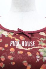 画像3: PINK HOUSE / いちごバスケット柄カットソー M ボルドー I-26-05-06-055-LO-TO-SA-ZI (3)