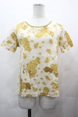 画像1: PINK HOUSE / 葡萄柄Tシャツ M アイボリー I-26-05-06-060-LO-TS-SA-ZI (1)