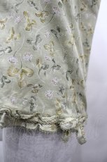 画像3: WONDERFUL WORLD / クローバー柄半袖フリルTシャツ M グリーン I-26-05-06-062-LO-TS-SA-ZI (3)