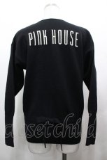 画像2: PINK HOUSE / 後ろロゴニットジャケット  ブラック I-26-05-06-068-LO-JA-SA-ZI (2)