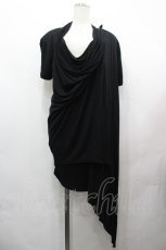 画像1: CIVARIZE / ドレープカットソー 46 黒 I-26-05-06-080-PU-TO-SA-ZI (1)