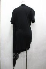 画像2: CIVARIZE / ドレープカットソー 46 黒 I-26-05-06-080-PU-TO-SA-ZI (2)
