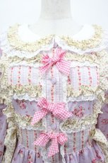画像3: BABY,THE STARS SHINE BRIGHT / Bouquet de Saison Printanierワンピース  ラベンダー I-26-05-06-085-BA-OP-SA-ZI (3)