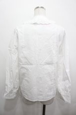 画像2: Chalmiere / 立ち襟コットンブラウス M 白 I-26-05-06-009-AX-BL-SA-ZI (2)