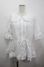 画像1: Chalmiere / クラシックコットンブラウス M 白 I-26-05-06-010-AX-BL-SA-ZI (1)