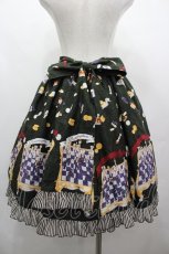 画像2: metamorphose / Nostalgic chessboardスカート  黒 I-26-05-06-116-ME-SK-SA-ZI (2)