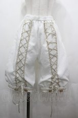 画像1: ALICE and the PIRATES / Athosレースアップパンツ  白Ｘゴールド I-26-05-06-133-PA-PA-SA-ZI (1)