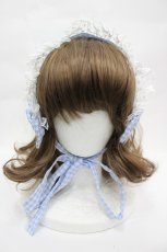 画像2: LOLITA / 五月アイコラボ/チェックリボンバブーシュカ   I-26-05-06-146-LO-ZA-SA-ZI (2)